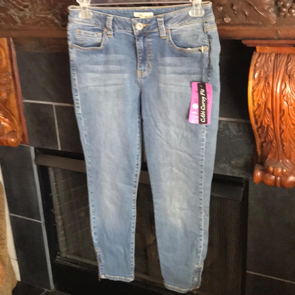 Cabi Cropped Super Skinny Jean Size 8